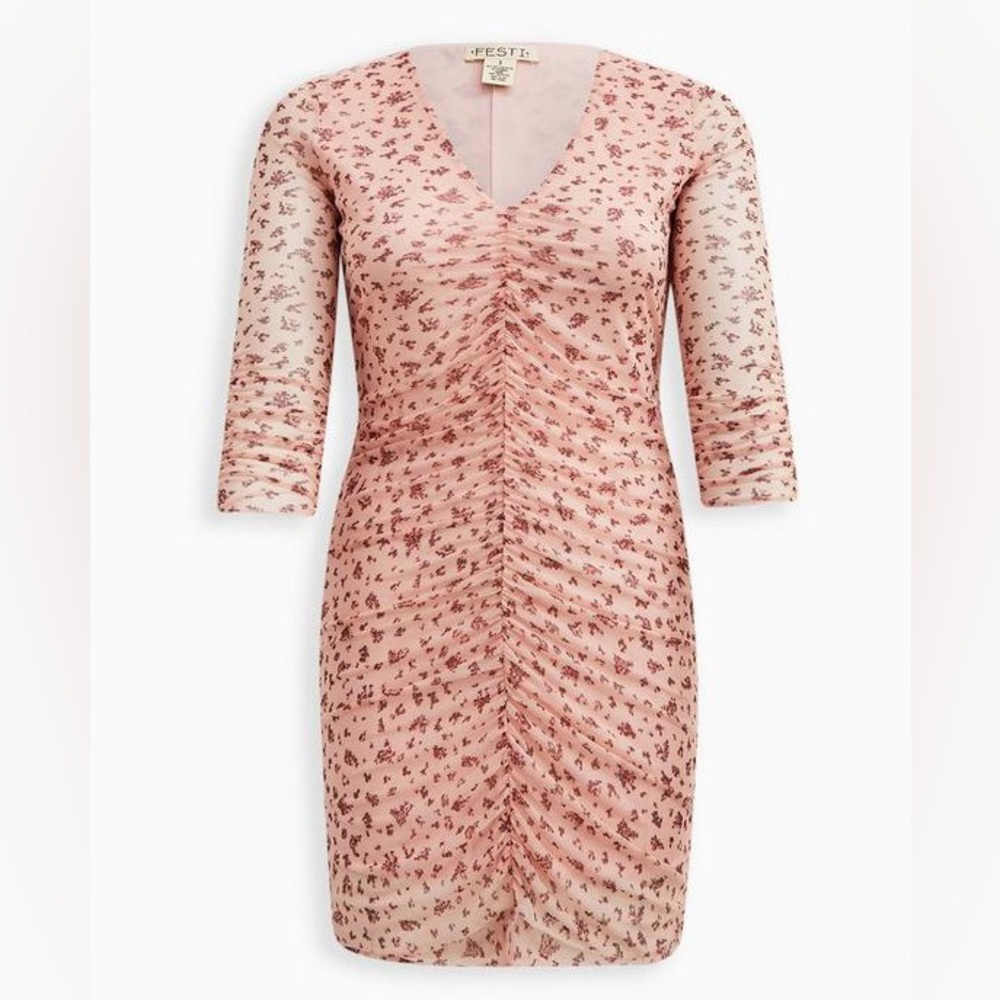 Torrid Festi Mini Mesh Bodycon Dress
